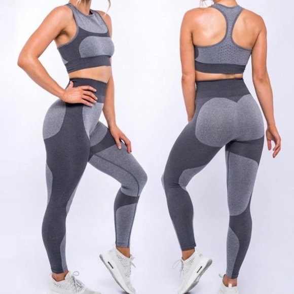 Do You Even Impact Seamless Set - Gray Marl